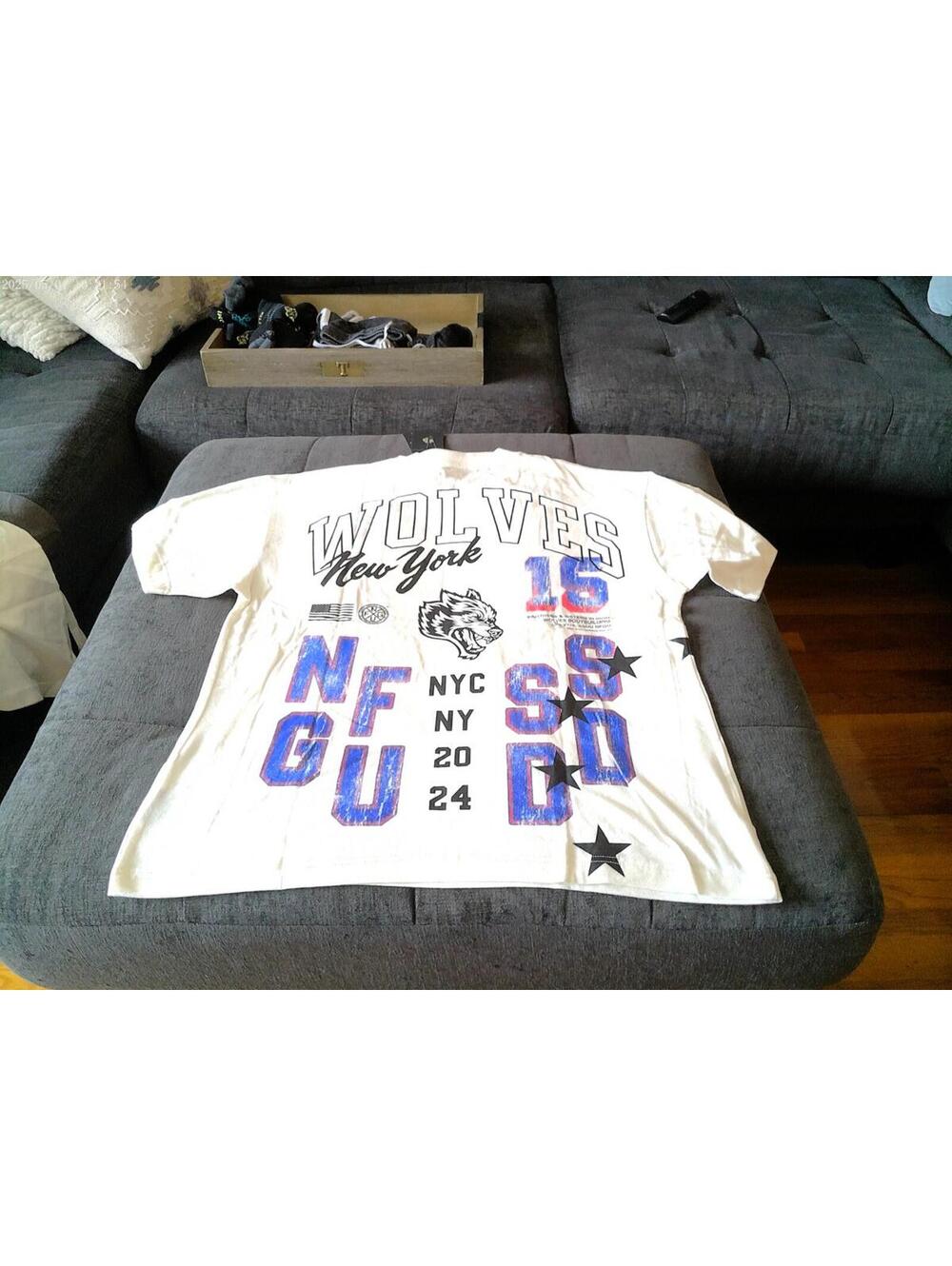 Darc Sport "Wolves New York" premium oversized graphic tee.
